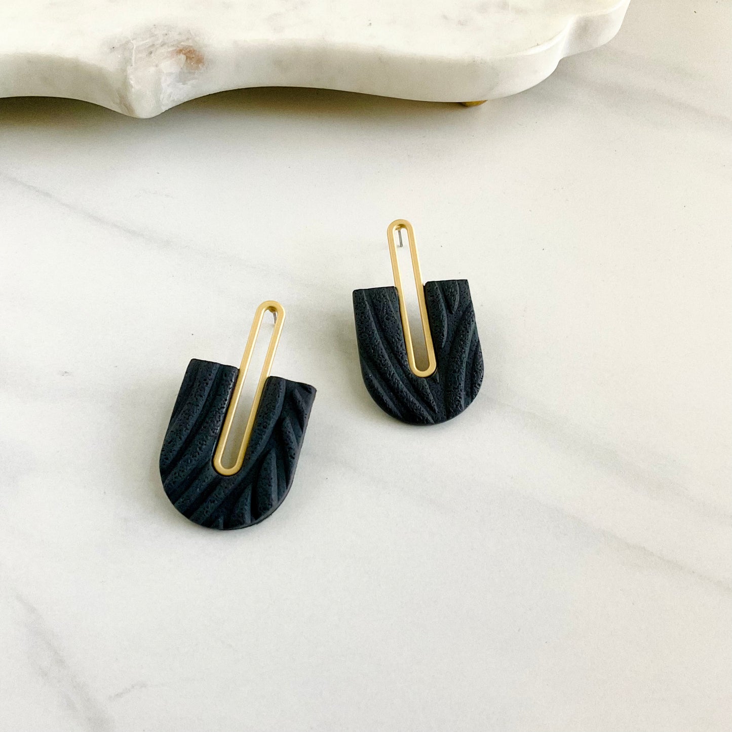 Gracie // Slate Gray Textured (Gold)