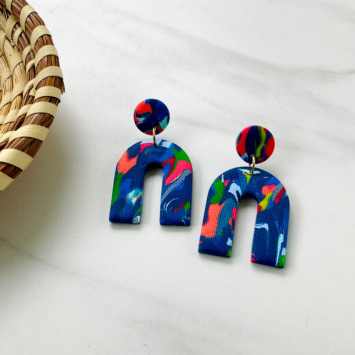 Montra Arches // Azure Circus Print