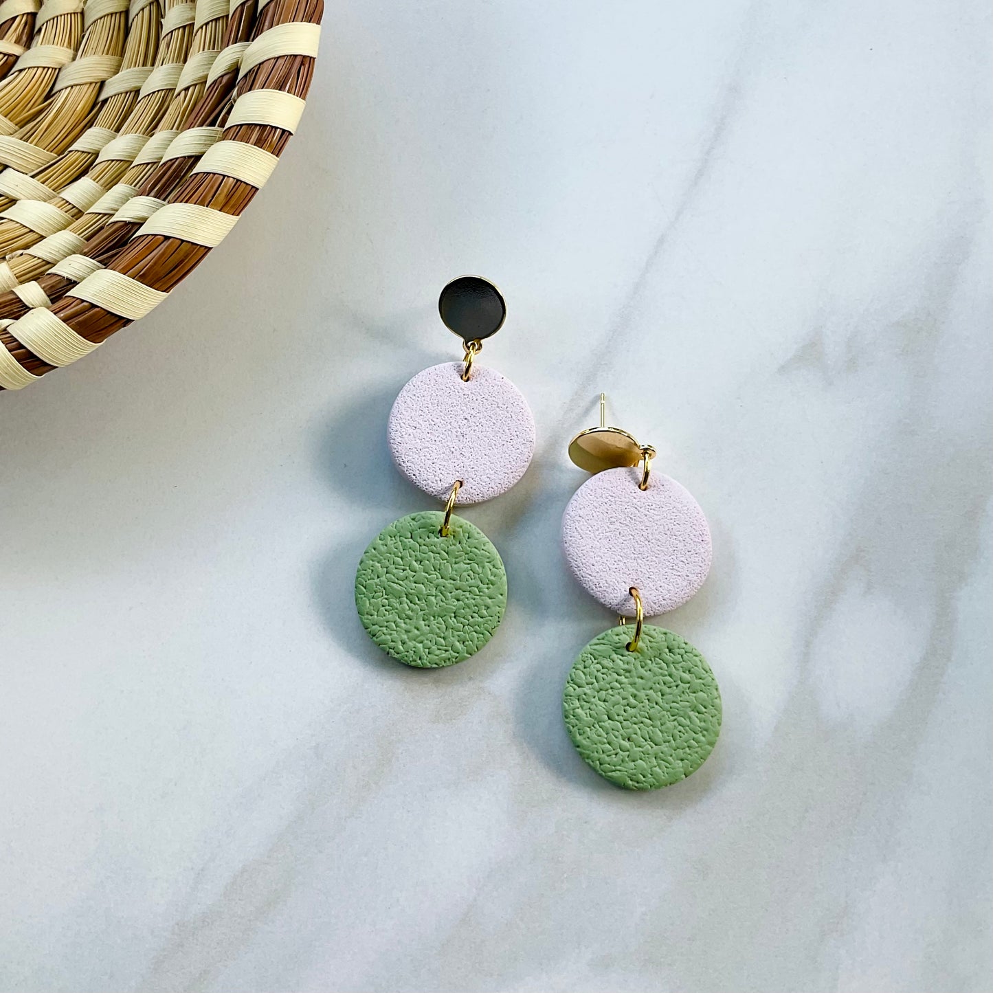 Deuce // Cream + Sage Textured