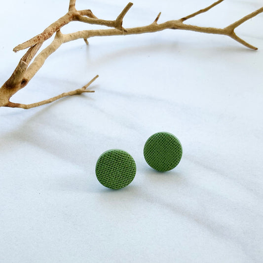 Olive Studs Textured