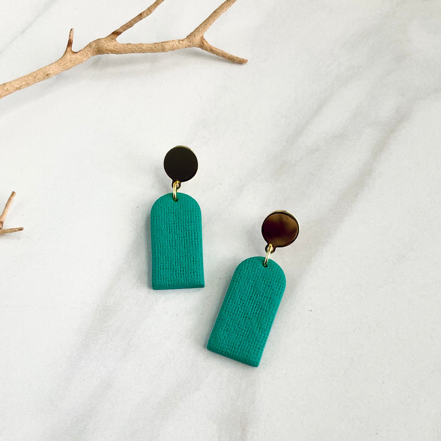 Sea Green + Brass