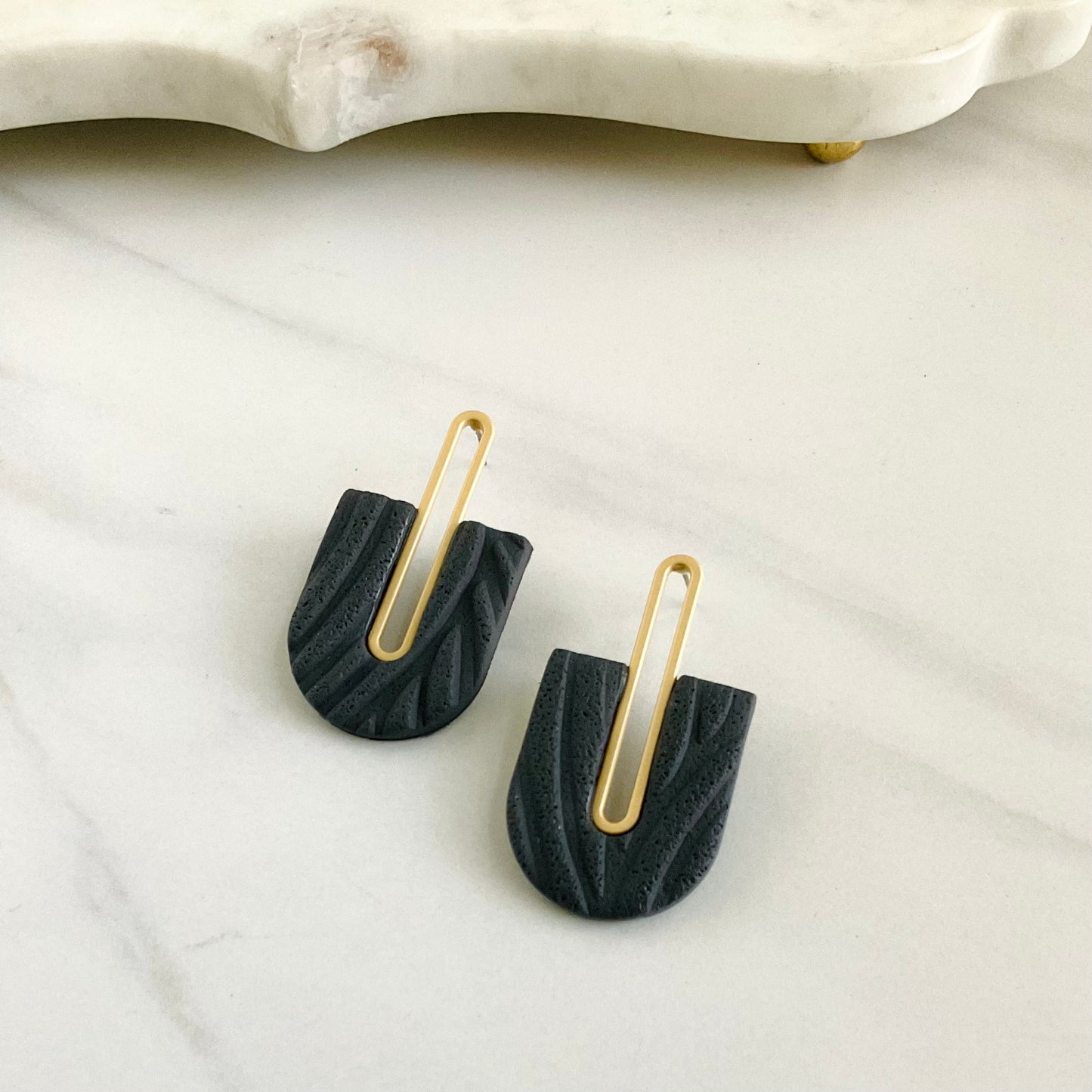 Gracie // Slate Gray Textured (Gold)