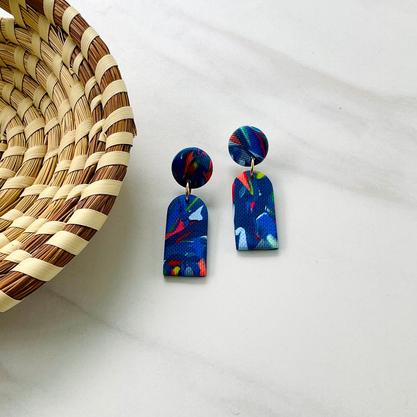 Irma // Azure Circus Print Textured