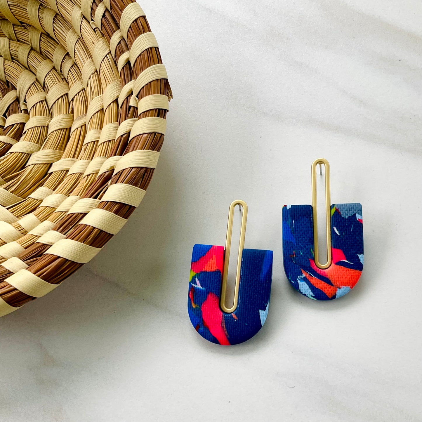Gracie // Azure Circus Print (Gold)