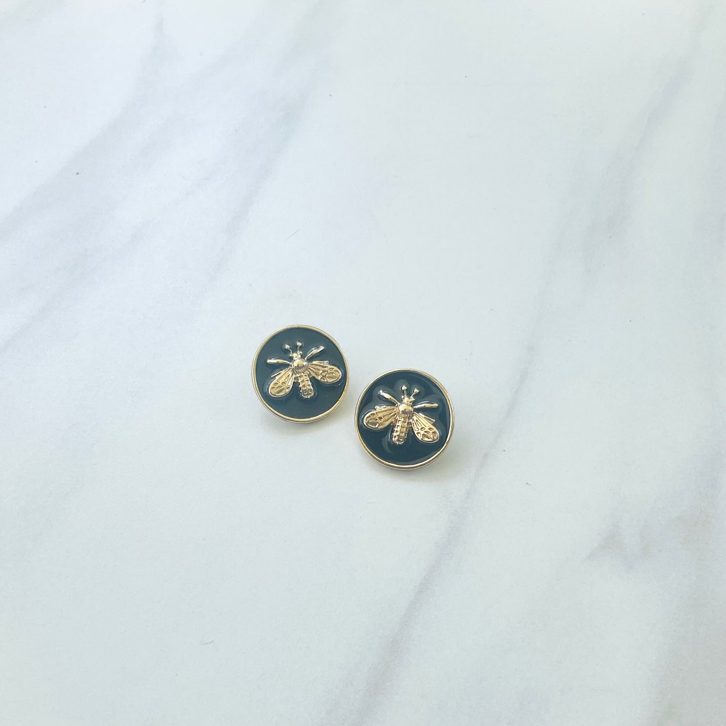 Black Bee Studs
