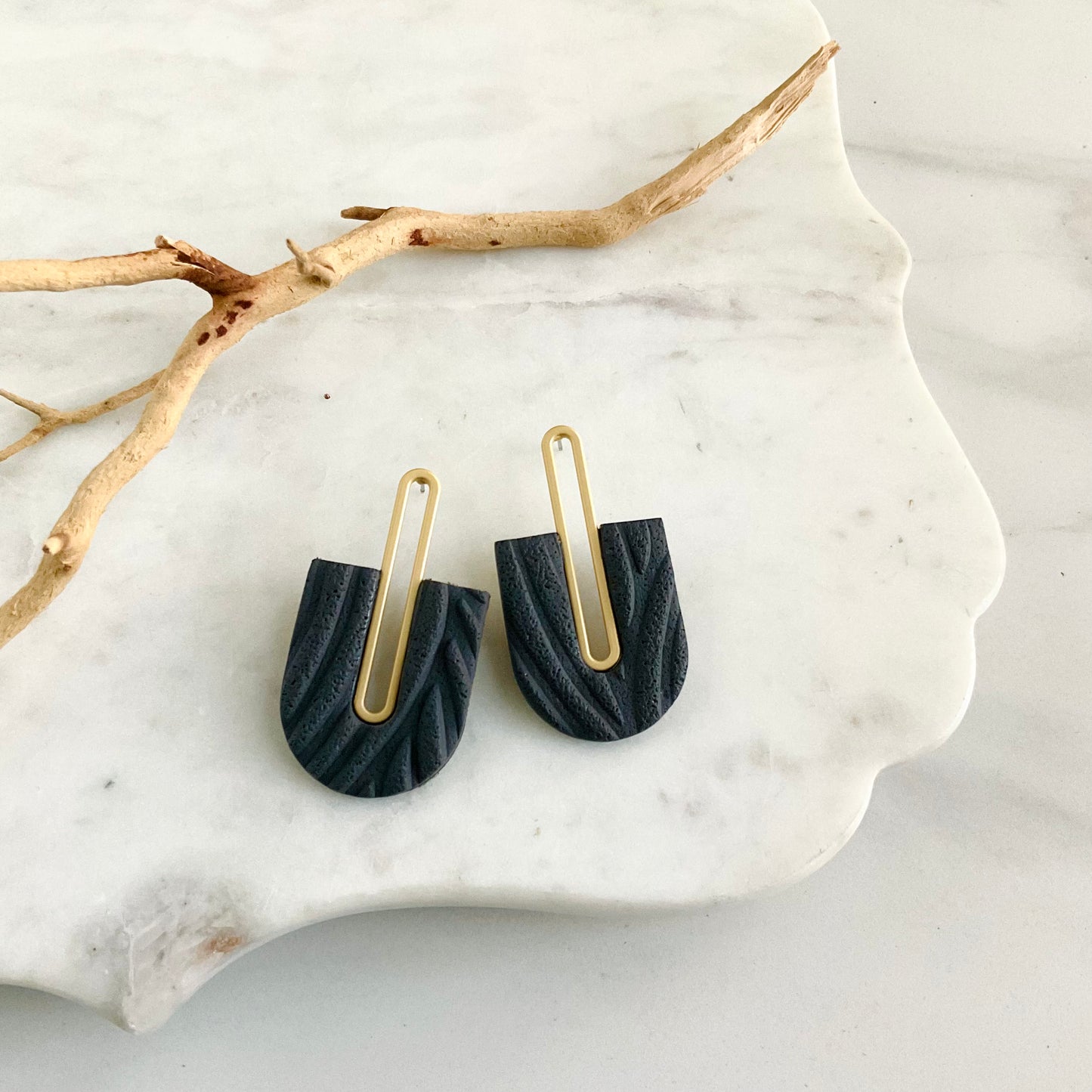 Gracie // Slate Gray Textured (Gold)