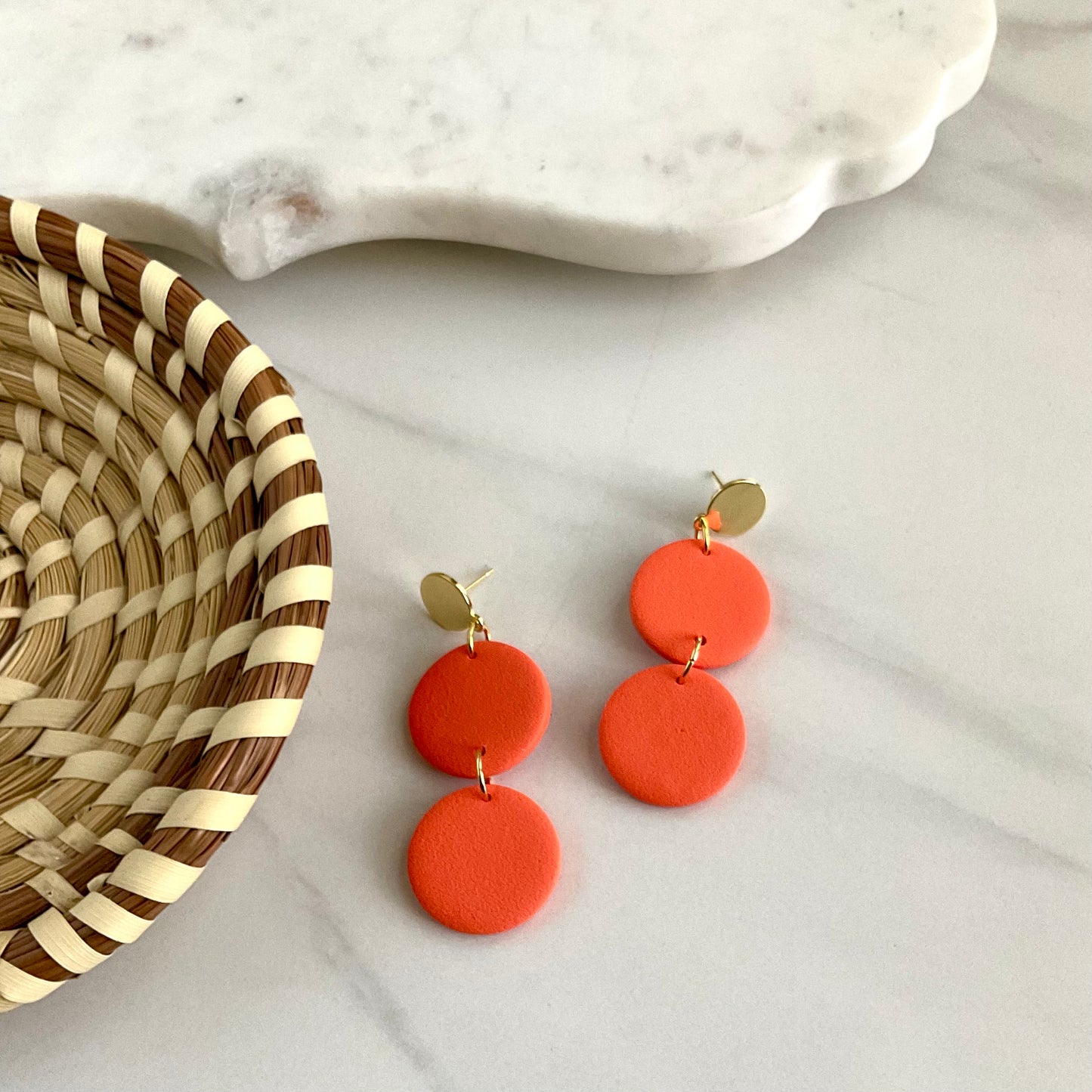 Deuce // Orange Textured