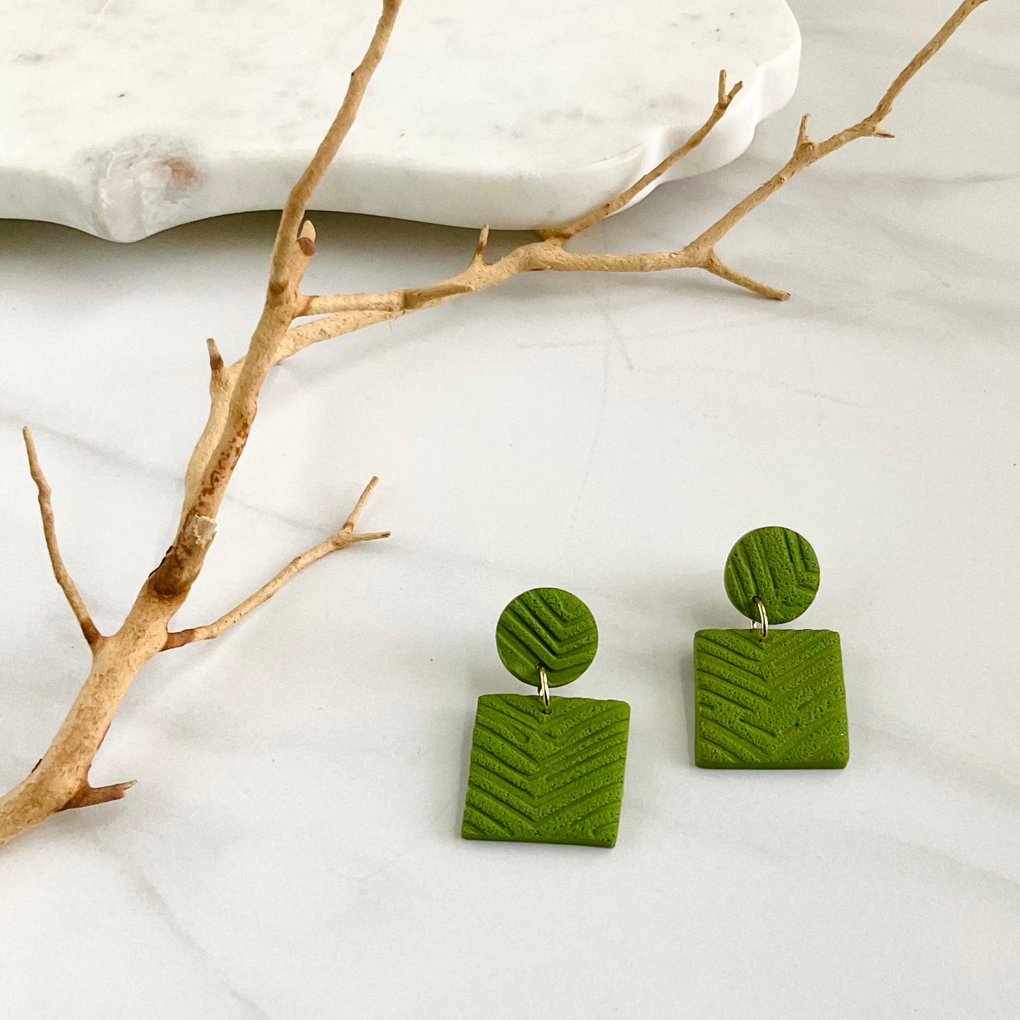 Madison // Olive Green Textured
