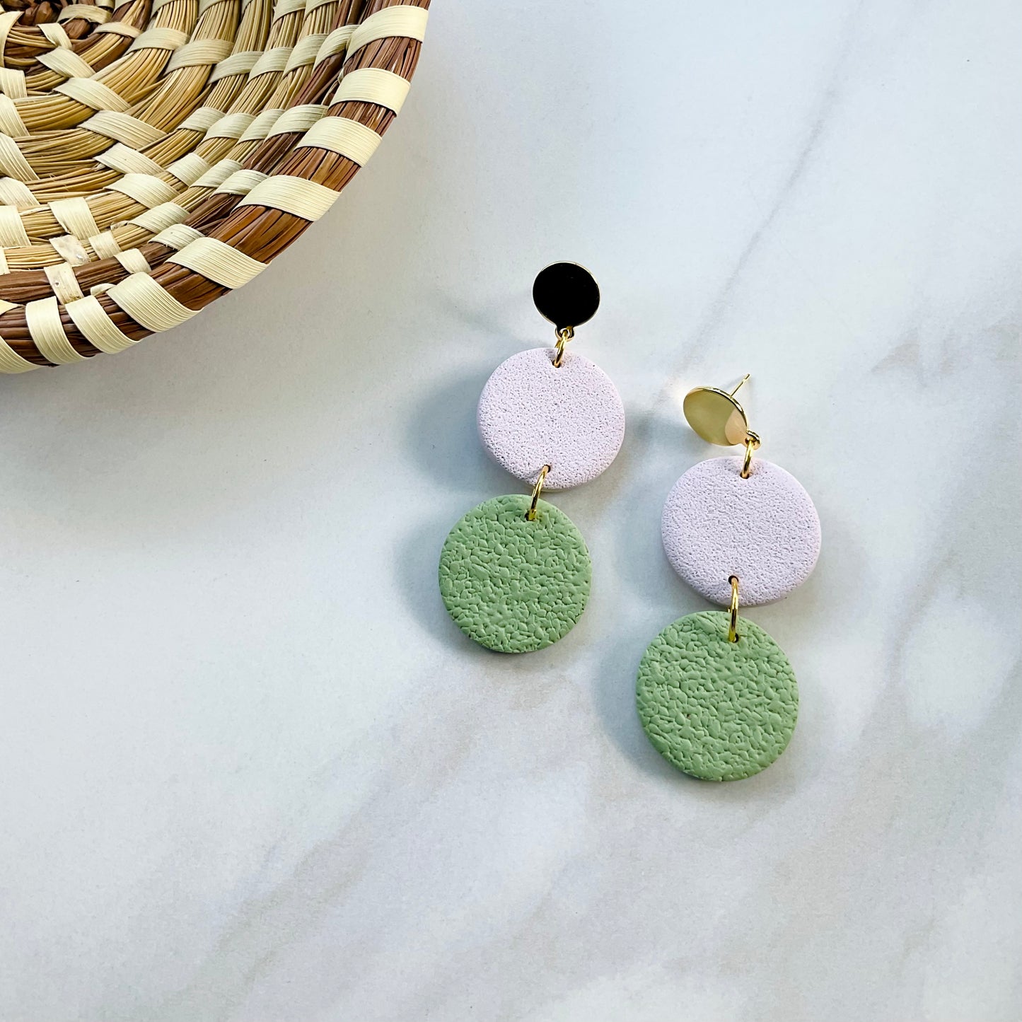 Deuce // Cream + Sage Textured