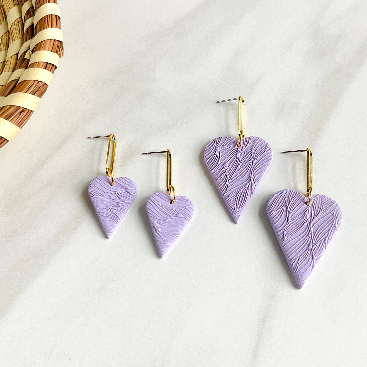 Lavender Heart Textured (Large)