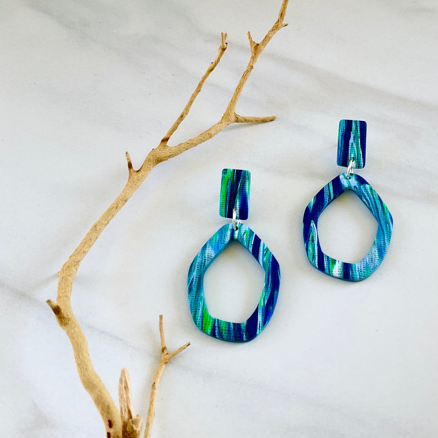 Nyla // Blue Print Textured