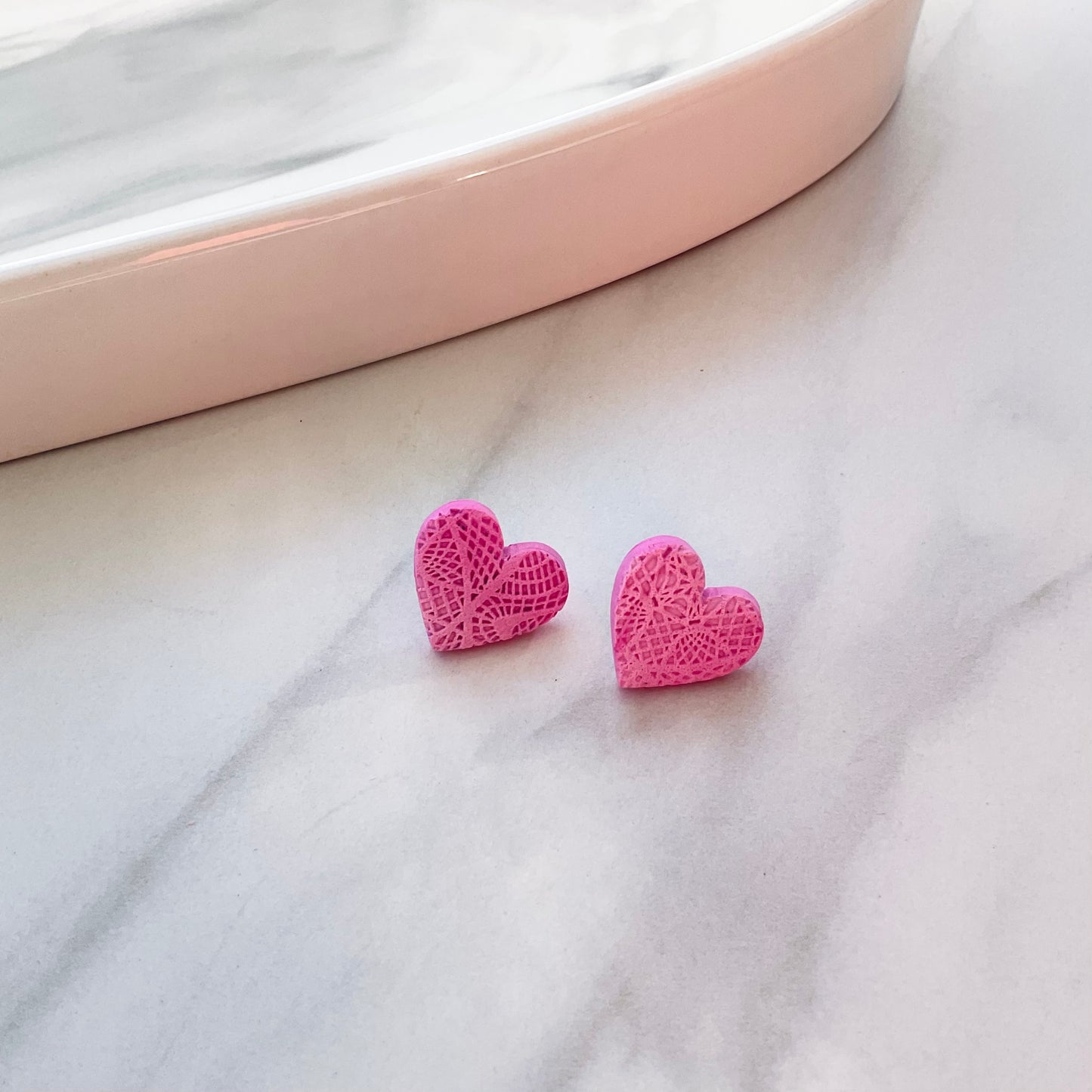 Sweetheart Textured Studs