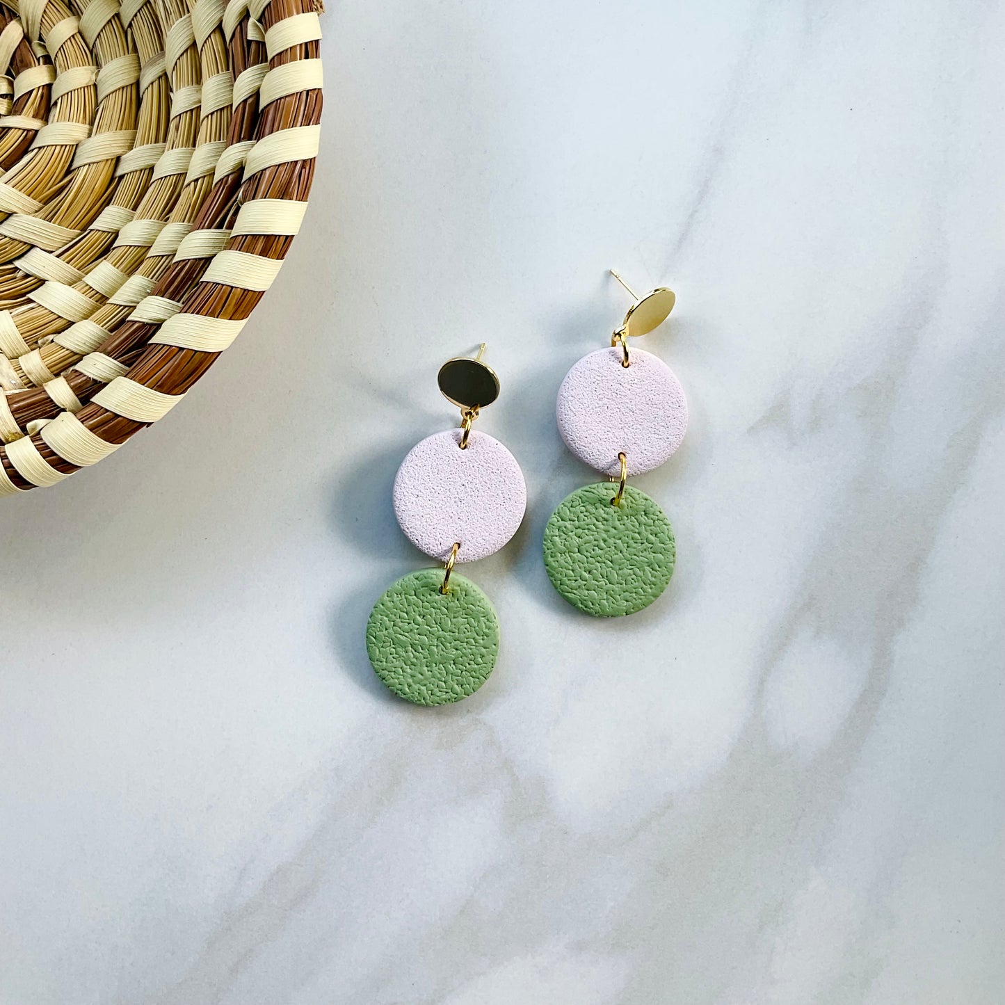 Deuce // Cream + Sage Textured