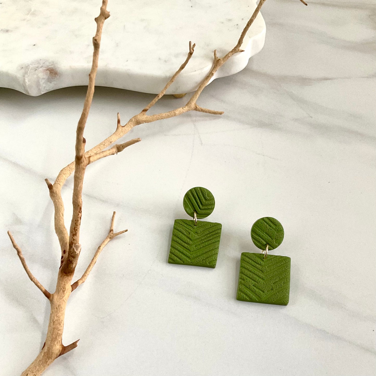 Madison // Olive Green Textured