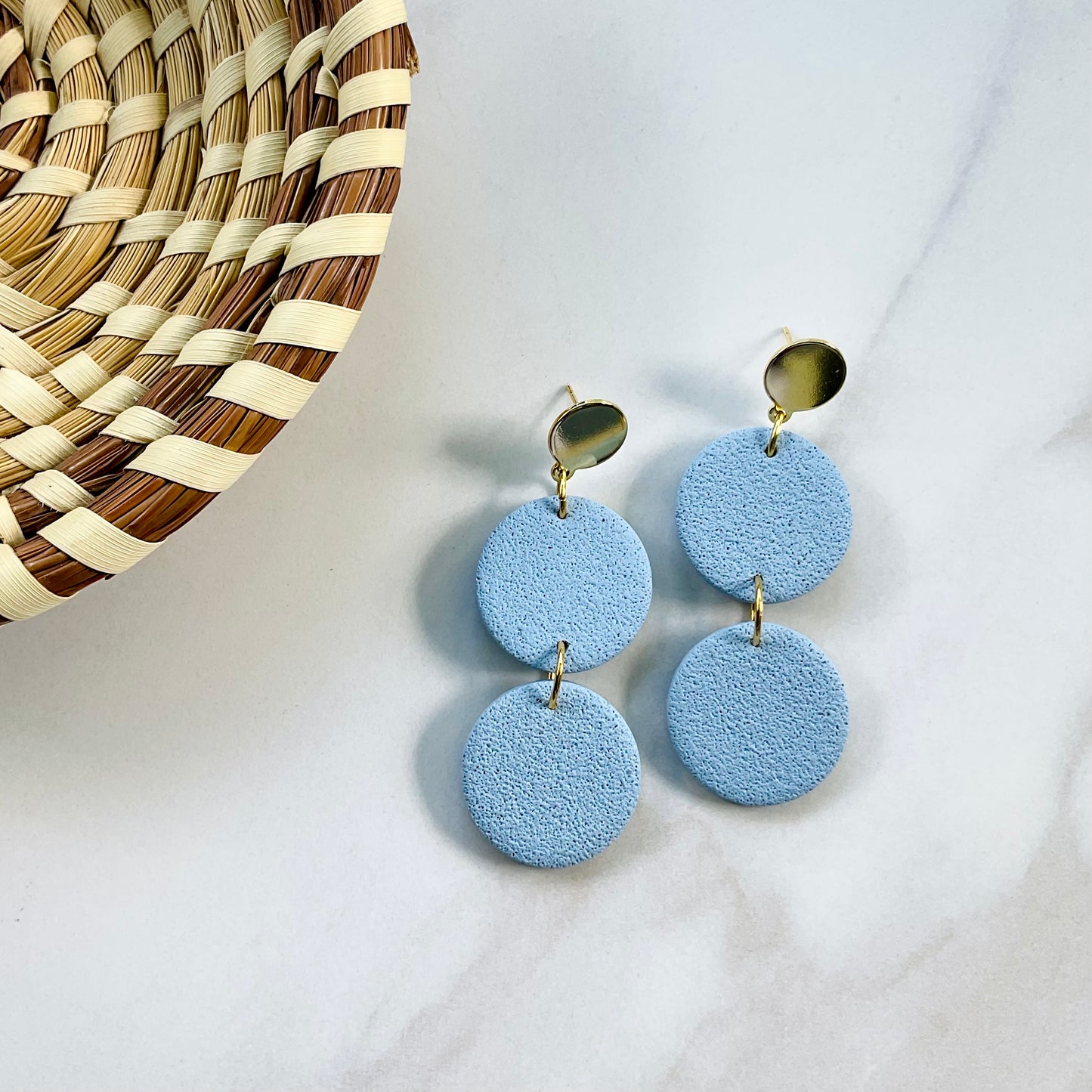 Deuce // Light Blue Textured