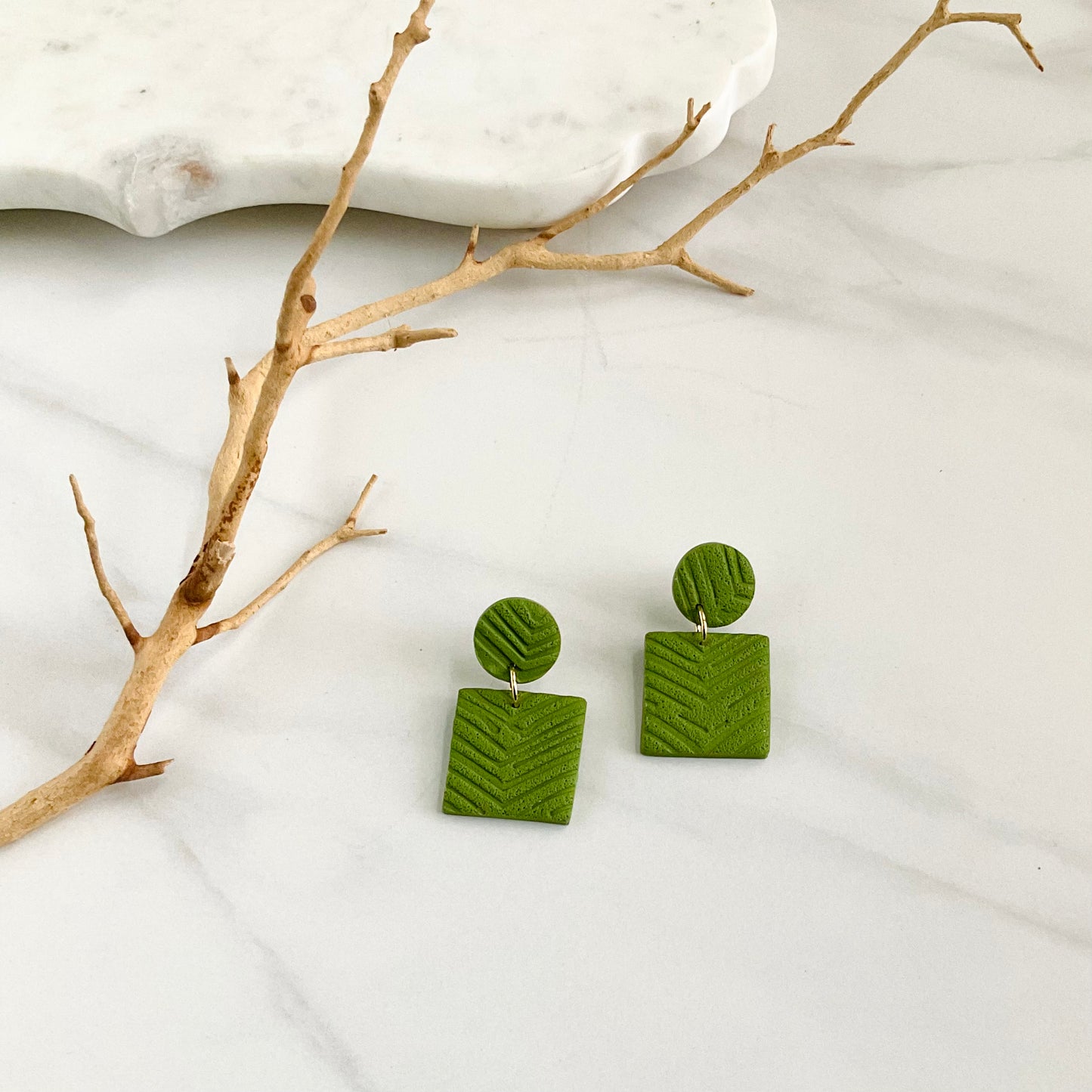 Madison // Olive Green Textured