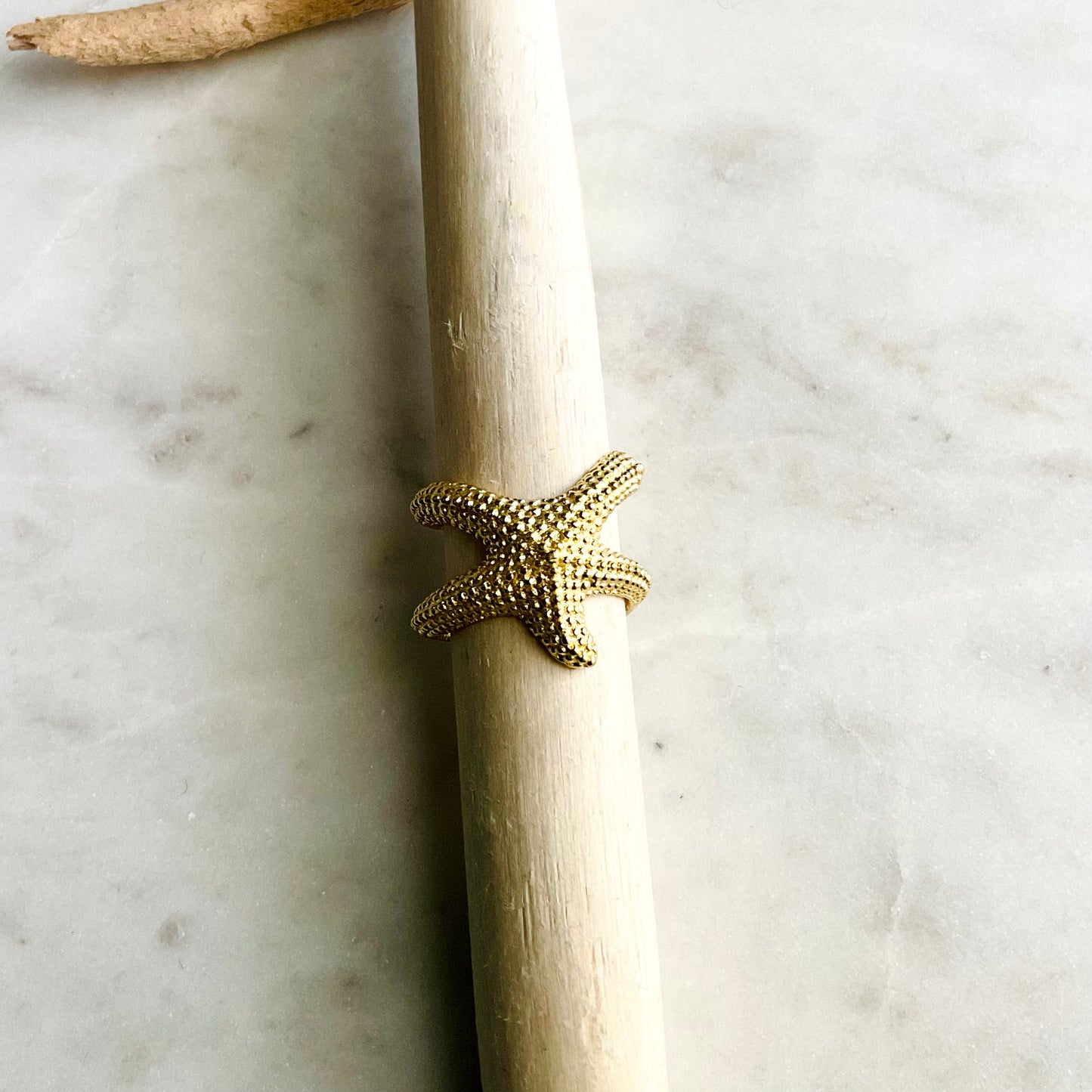 Starfish Brass Ring
