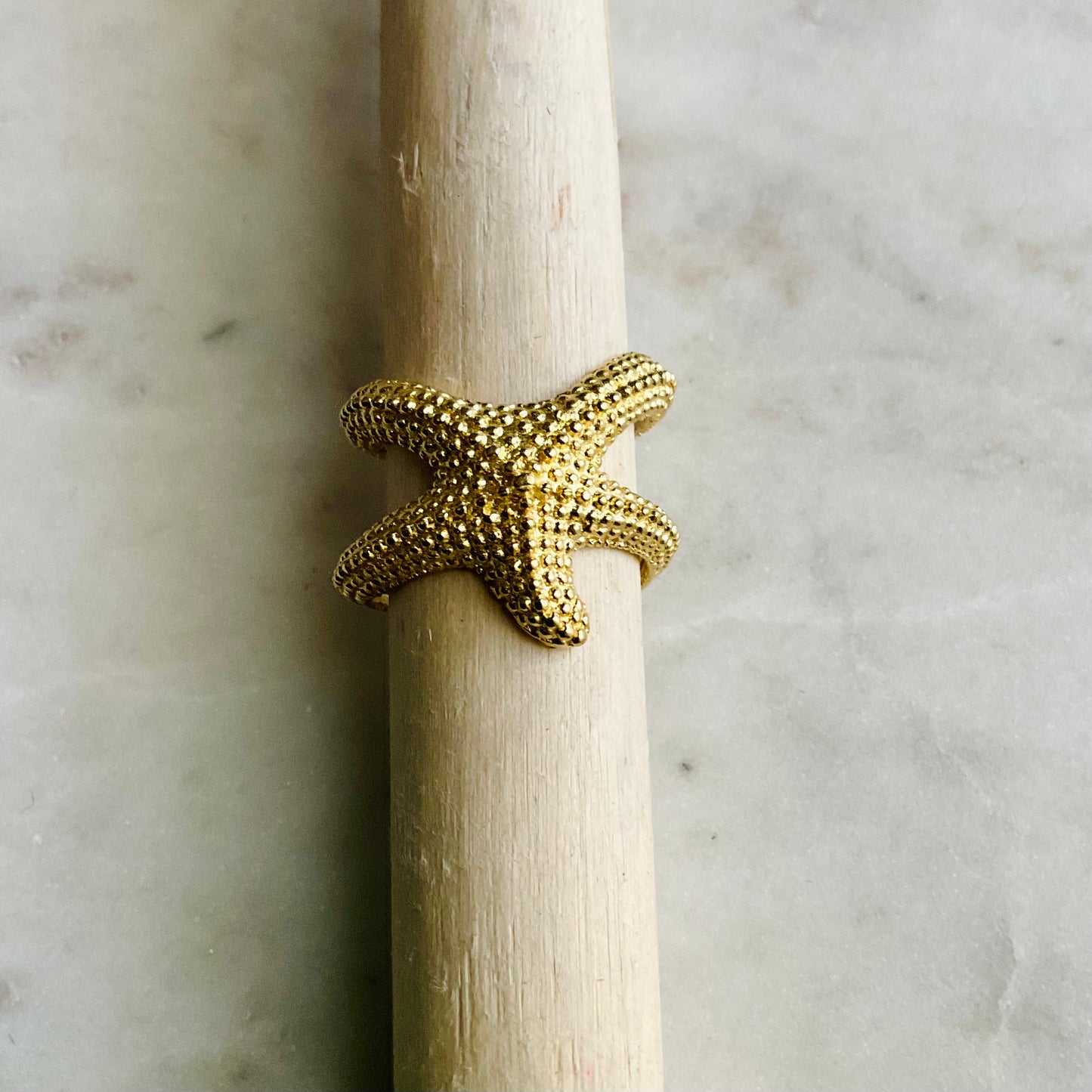 Starfish Brass Ring