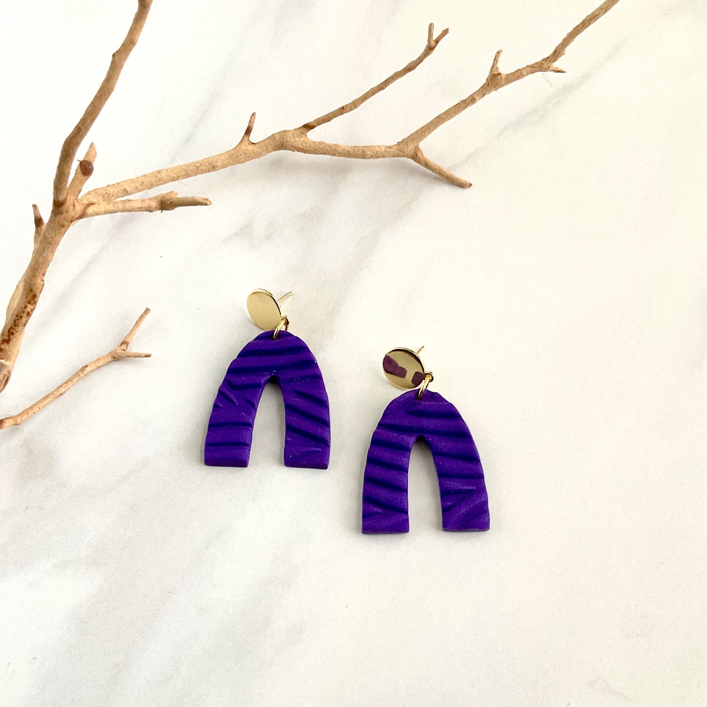 Arches // Purple Textured