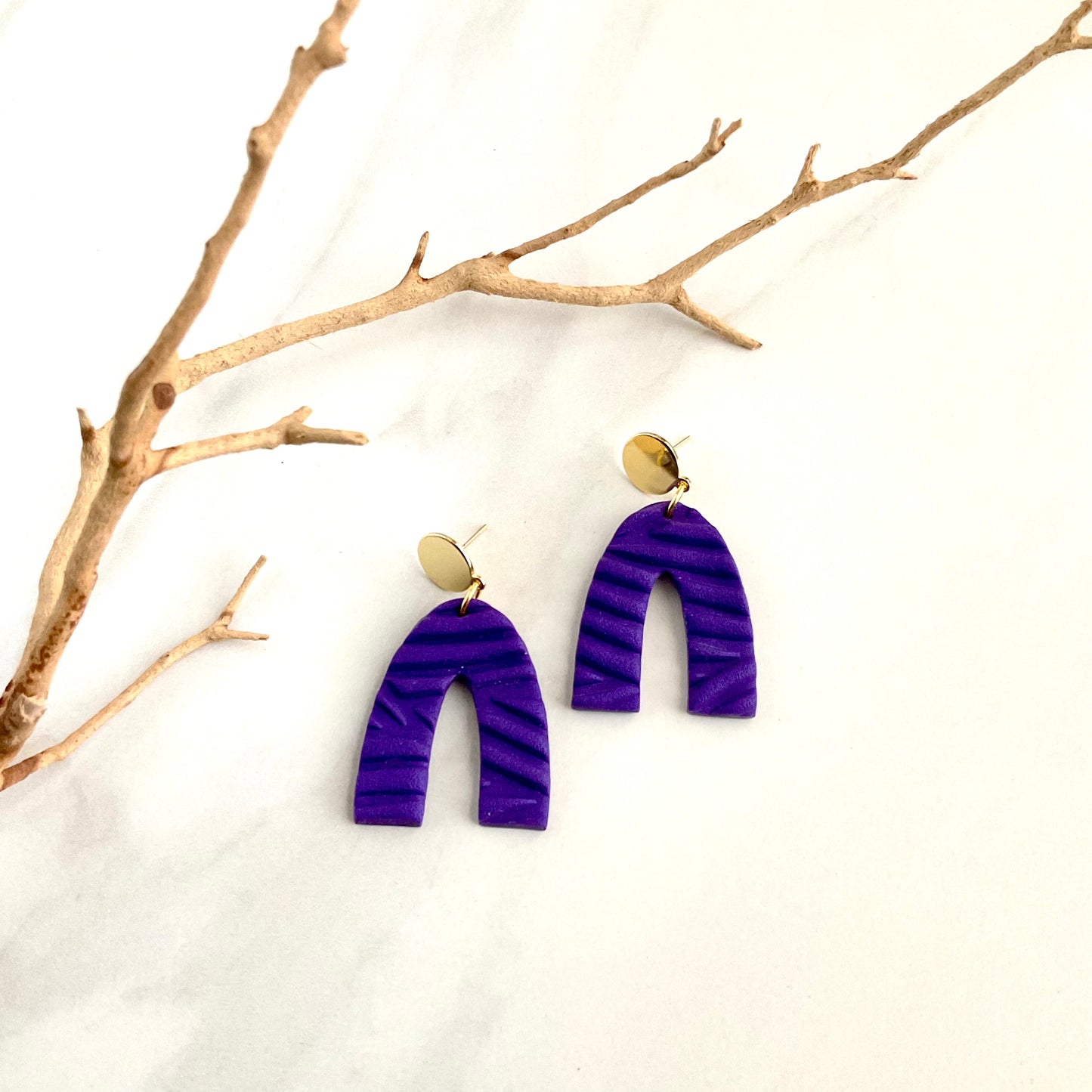 Arches // Purple Textured