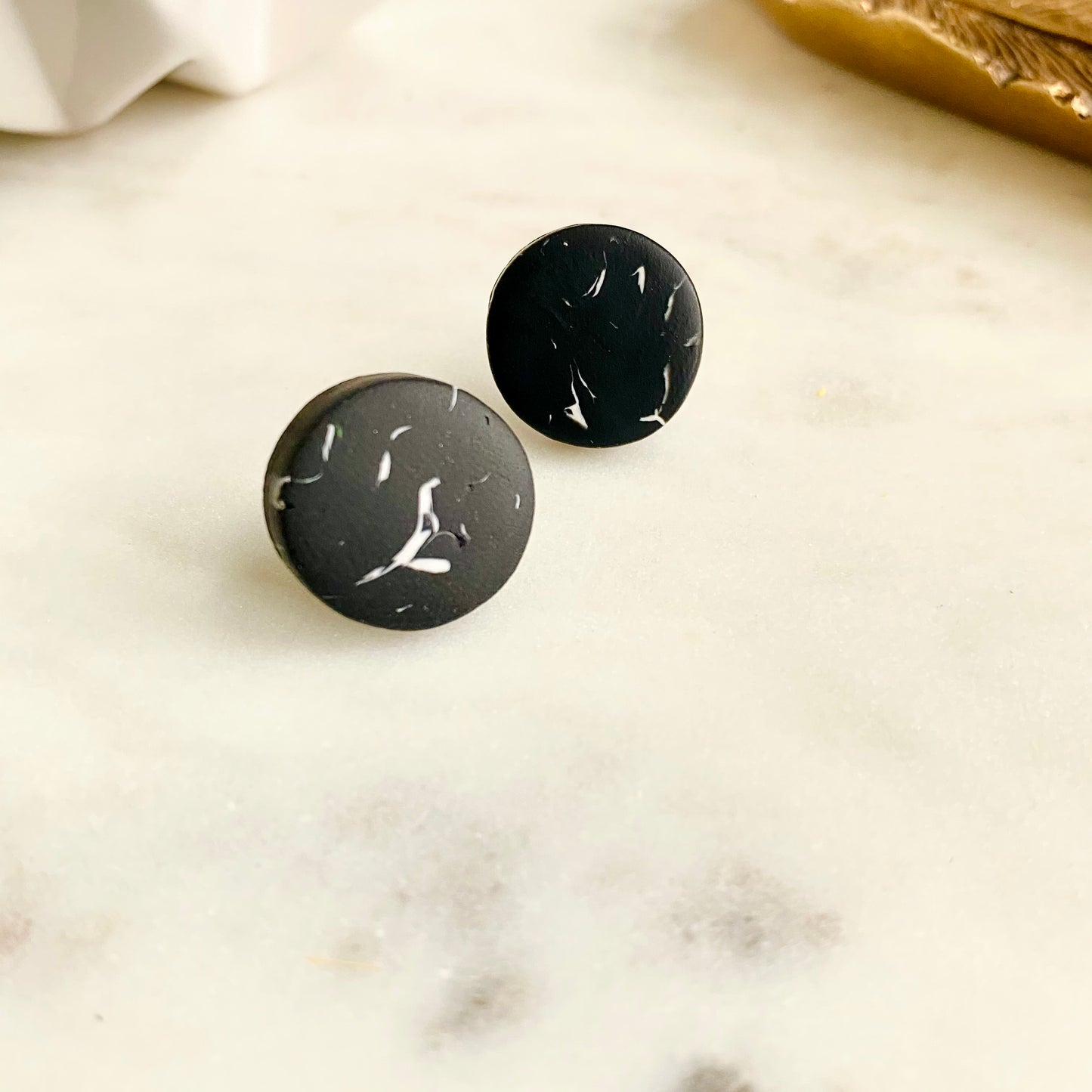 Black Print Studs
