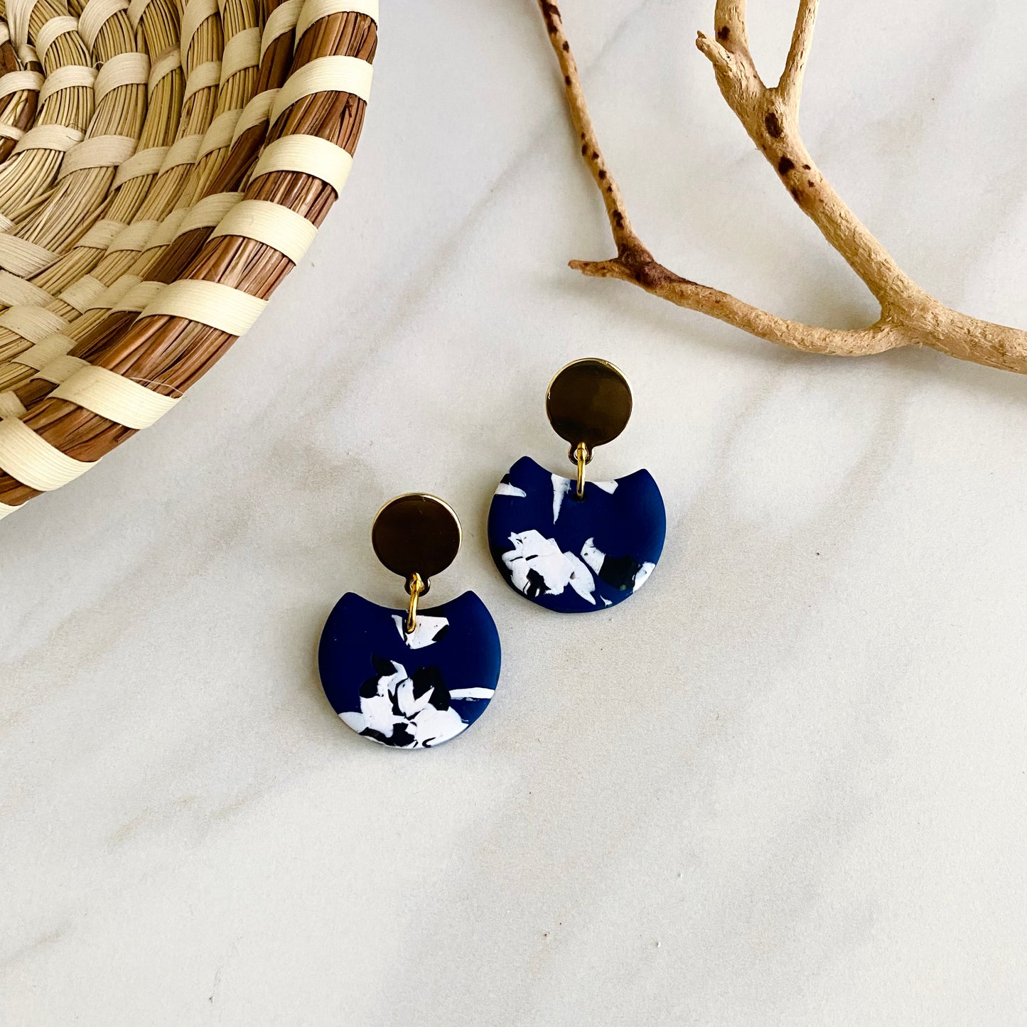 Birdie // Navy Hanover Print