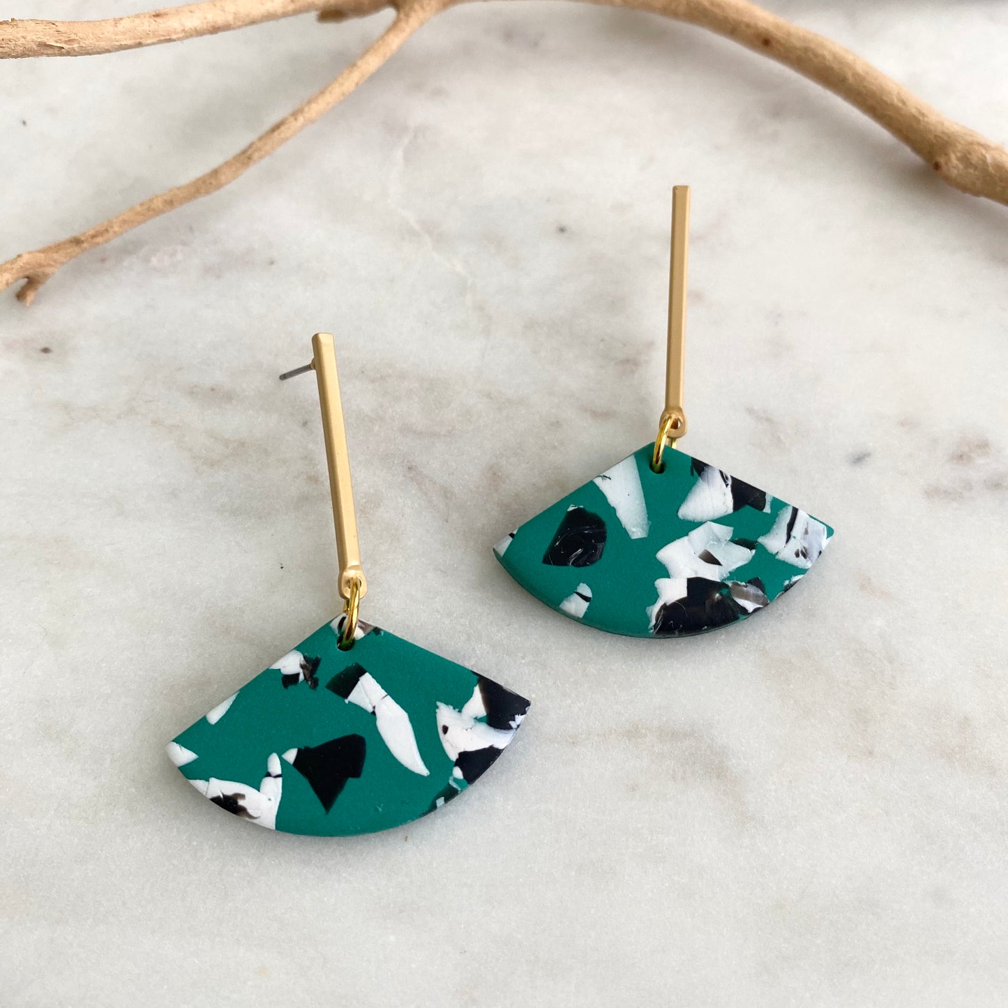 Sea Glass Rho Print + Brass
