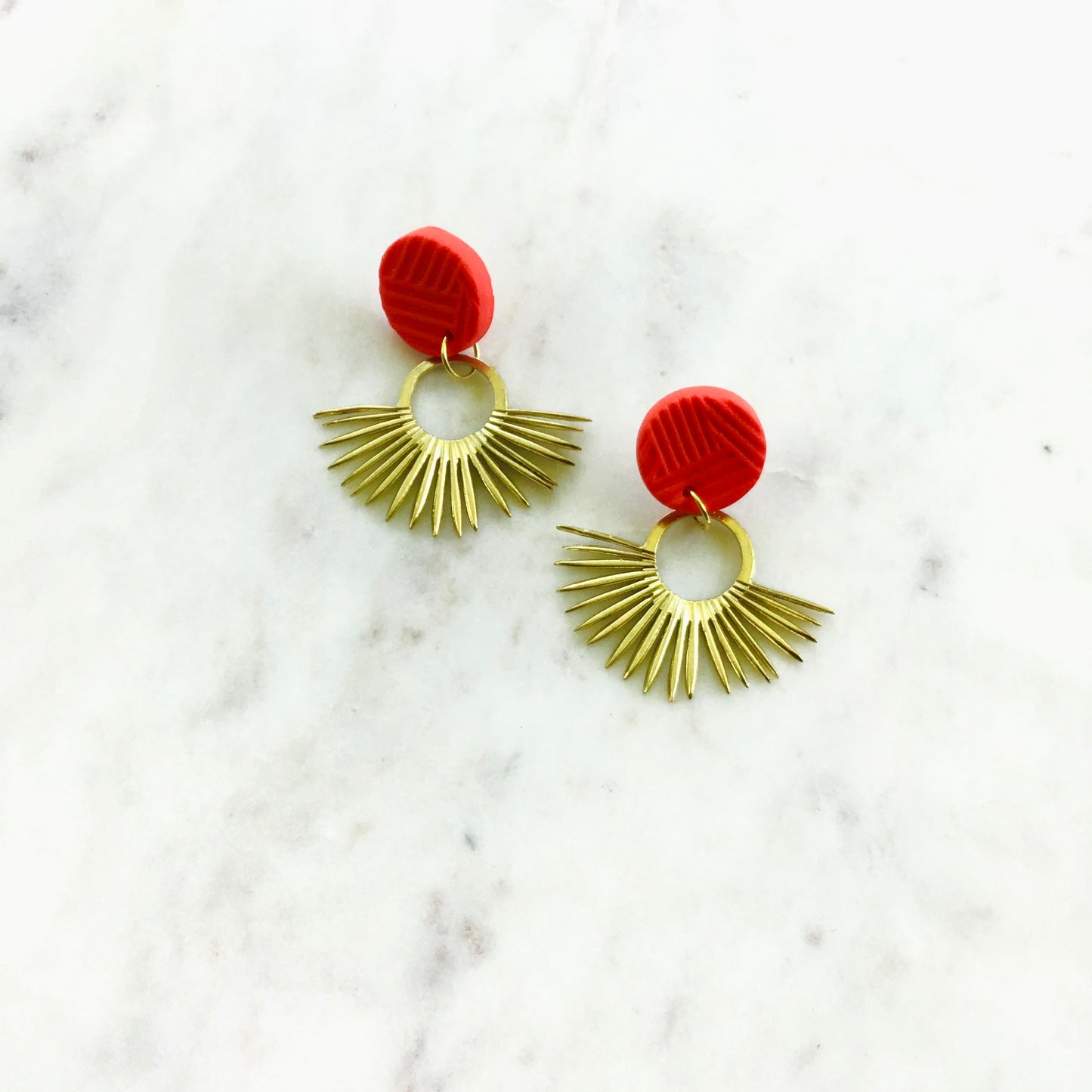 Flaming Textured + Brass