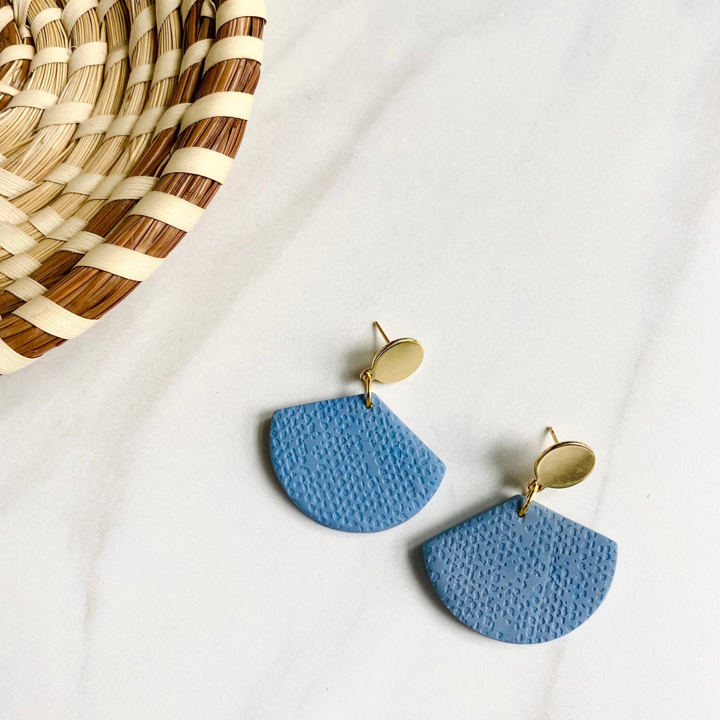 Chambray Textured + Brass