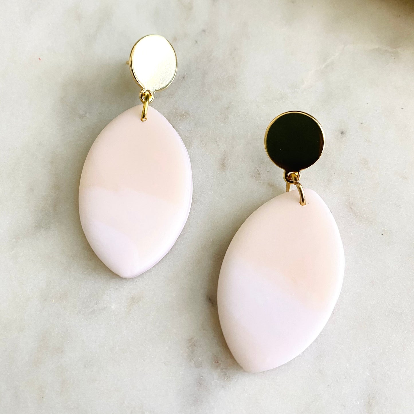 Blanc Opal Print + Brass