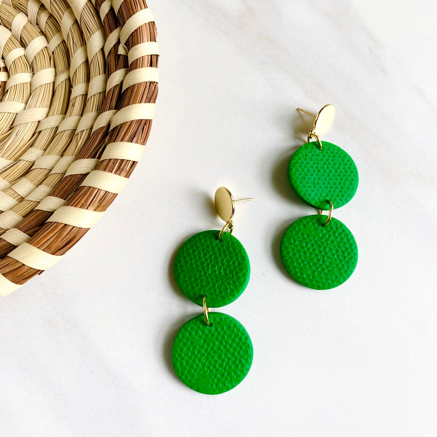 Deuce // Green Textured
