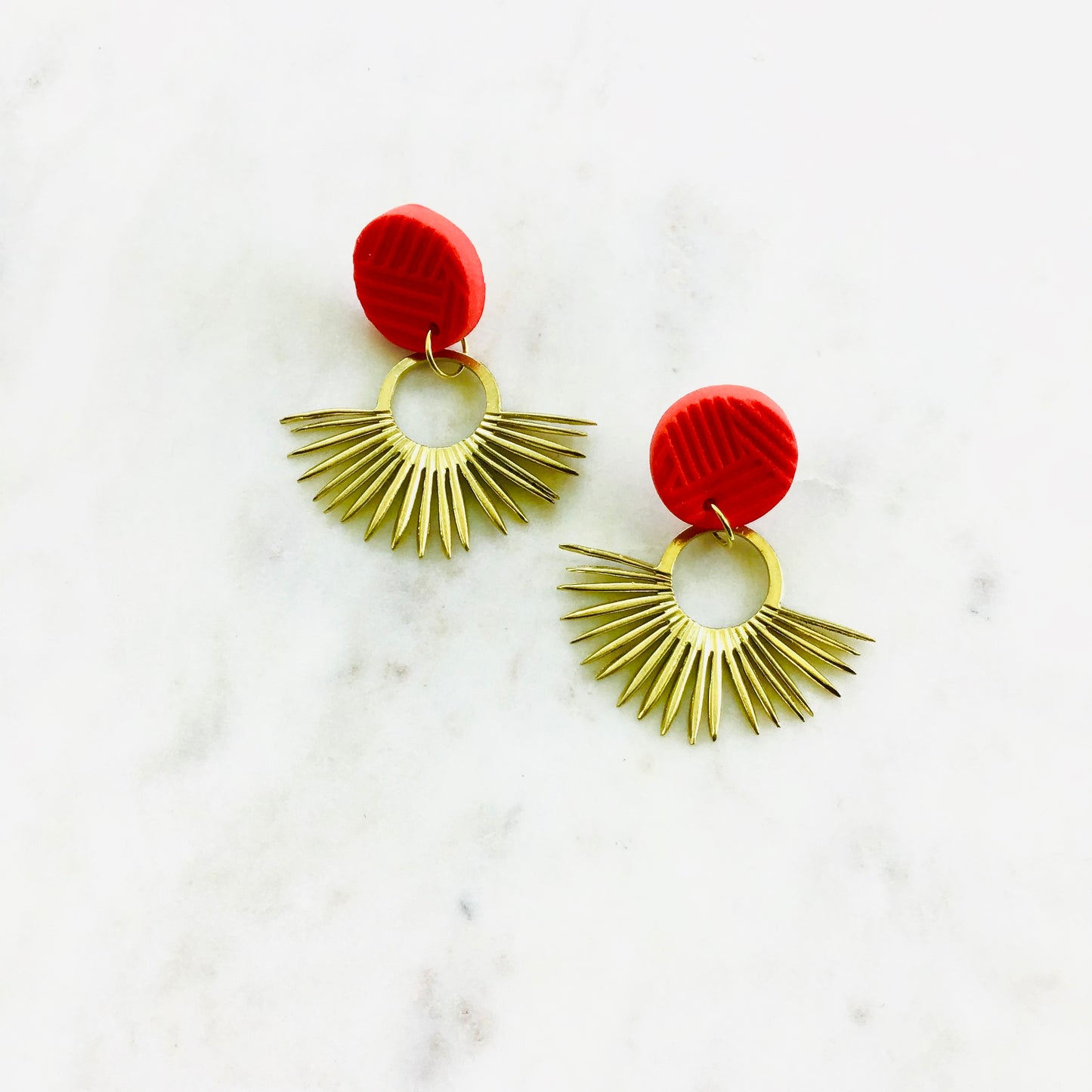 Flaming Textured + Brass
