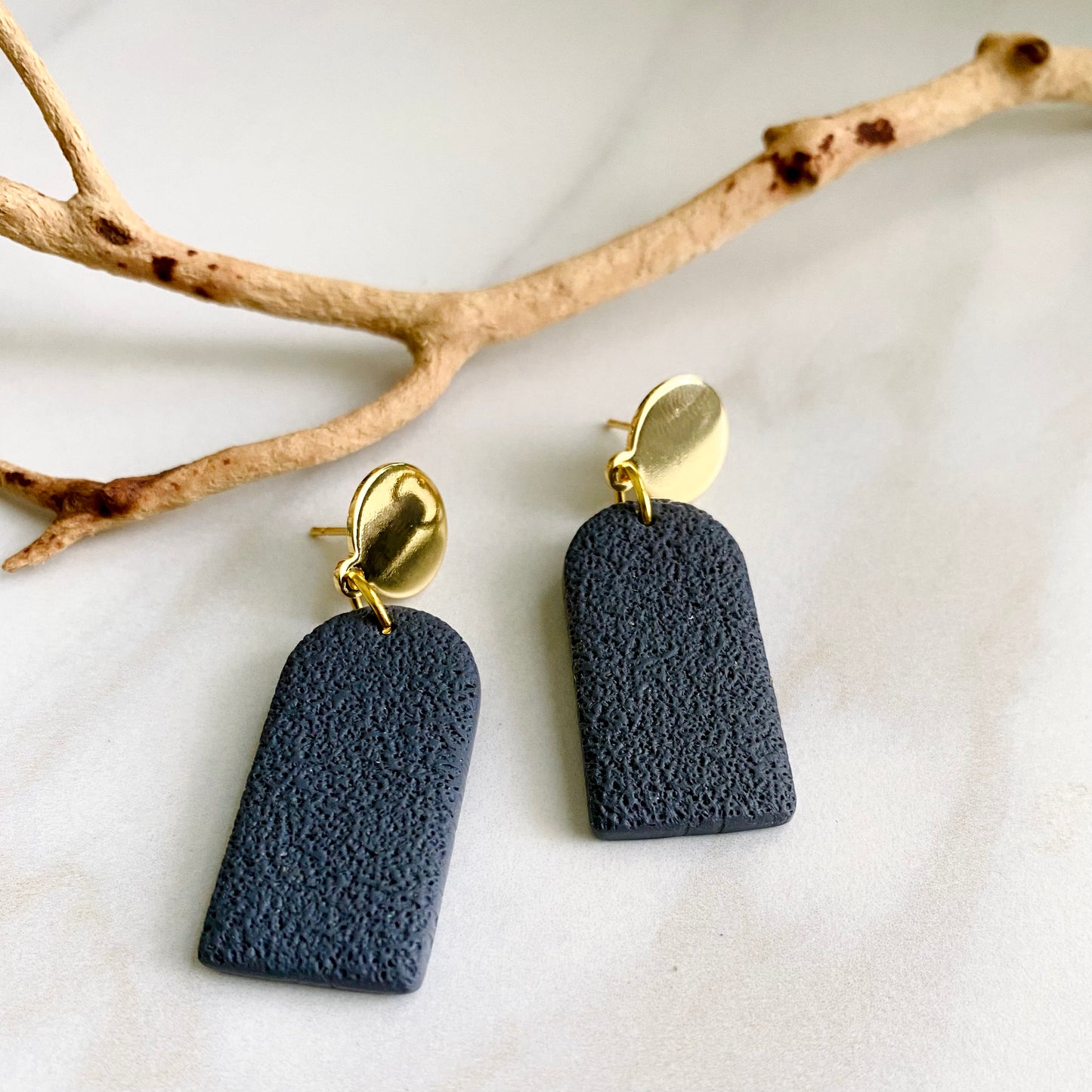 Slate Gray + Brass