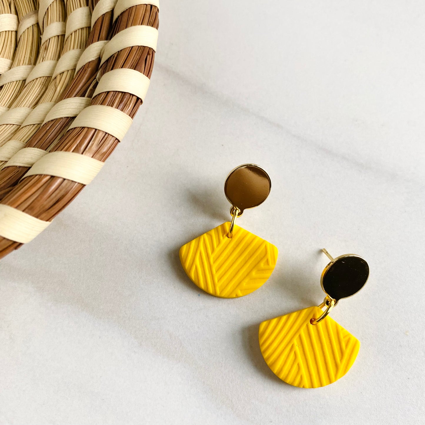 Coby Yellow Textured