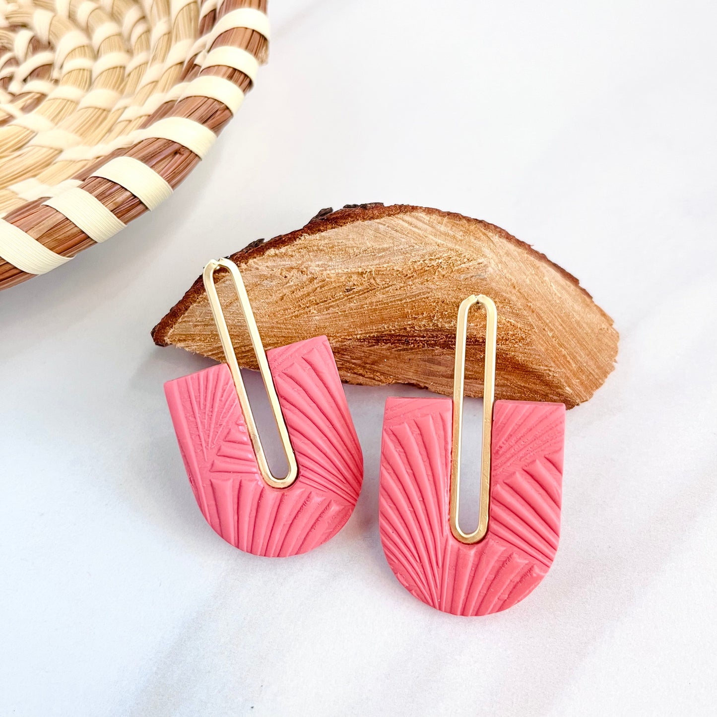 Gracie // Coral Textured (Gold)