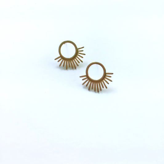 Brass Sunny Studs