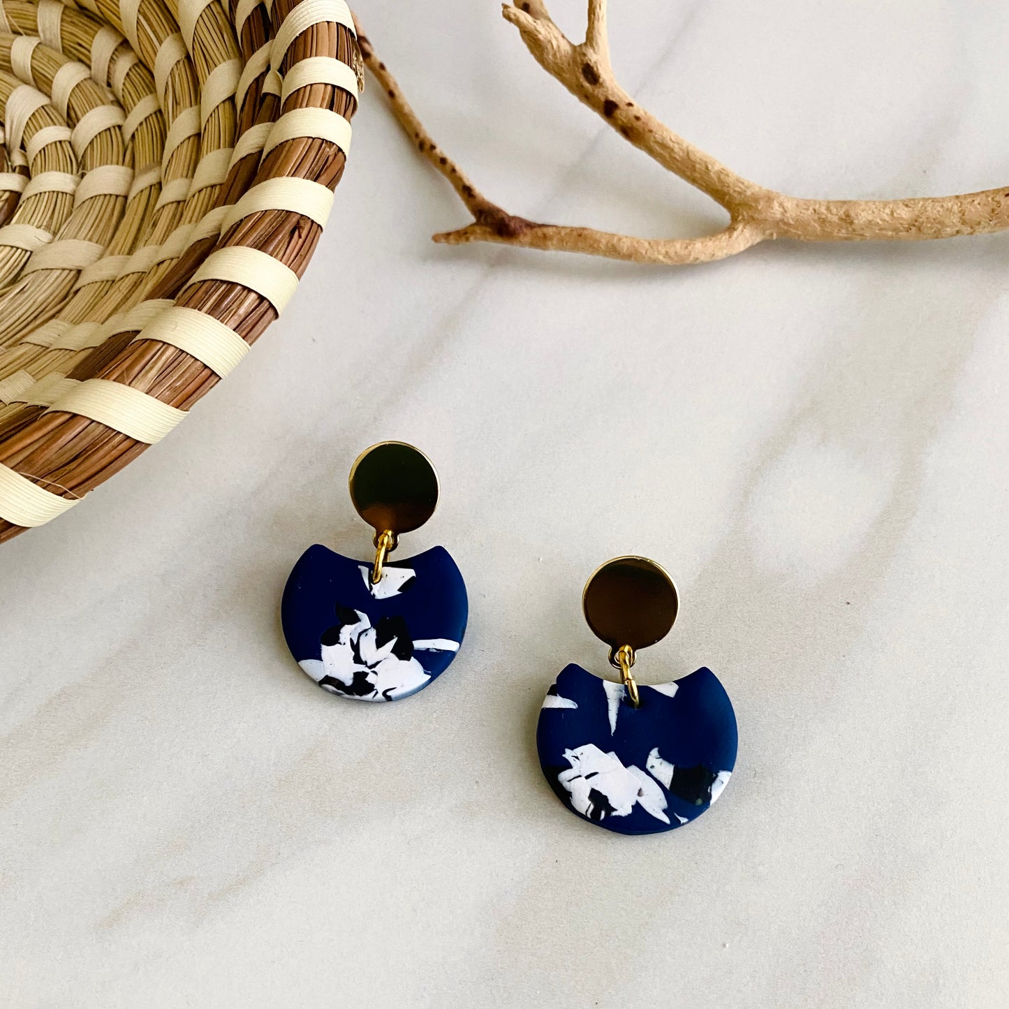 Birdie // Navy Hanover Print