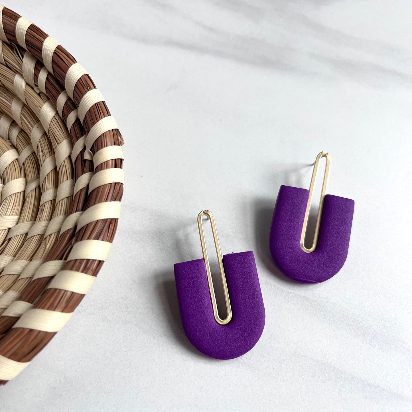 Gracie // Plum // Textured (Gold)