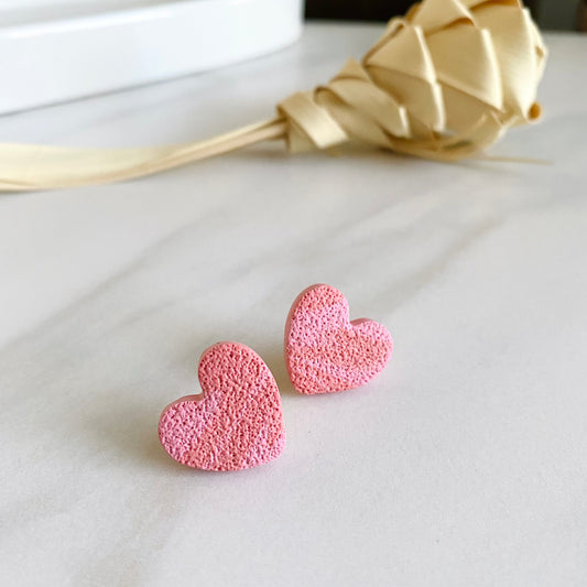 Sweetheart Textured Studs
