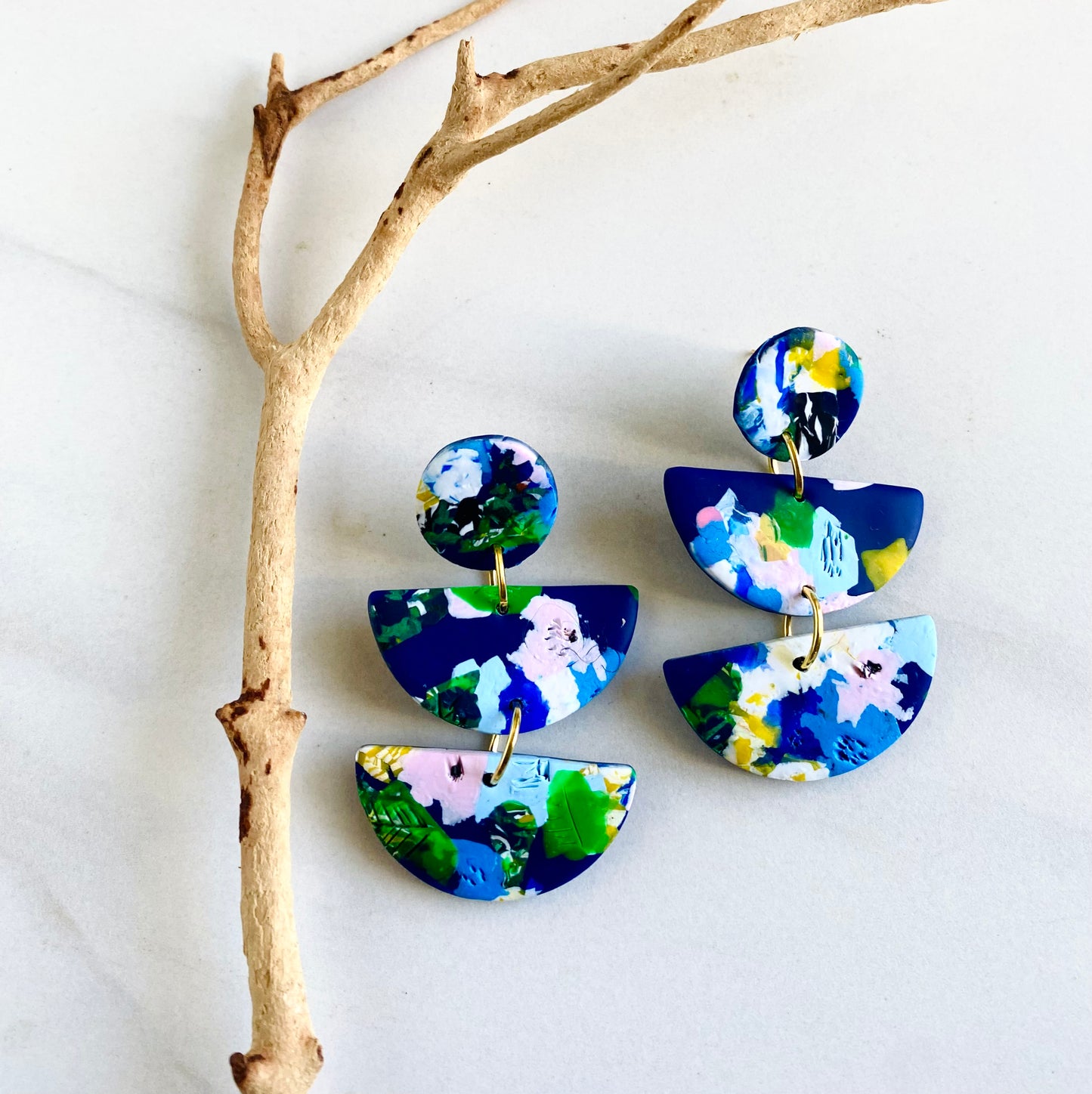 Halle // Garden Print Navy