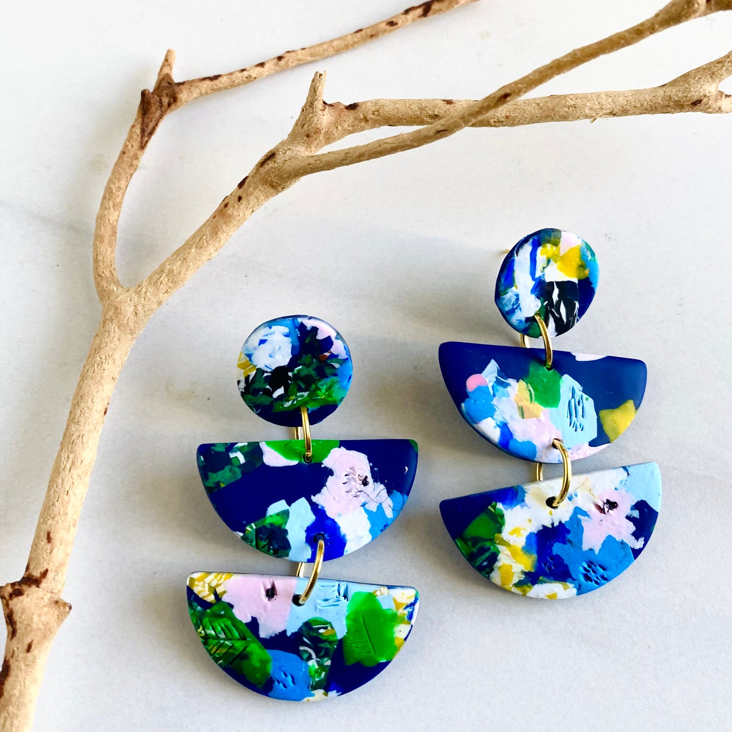 Halle // Garden Print Navy