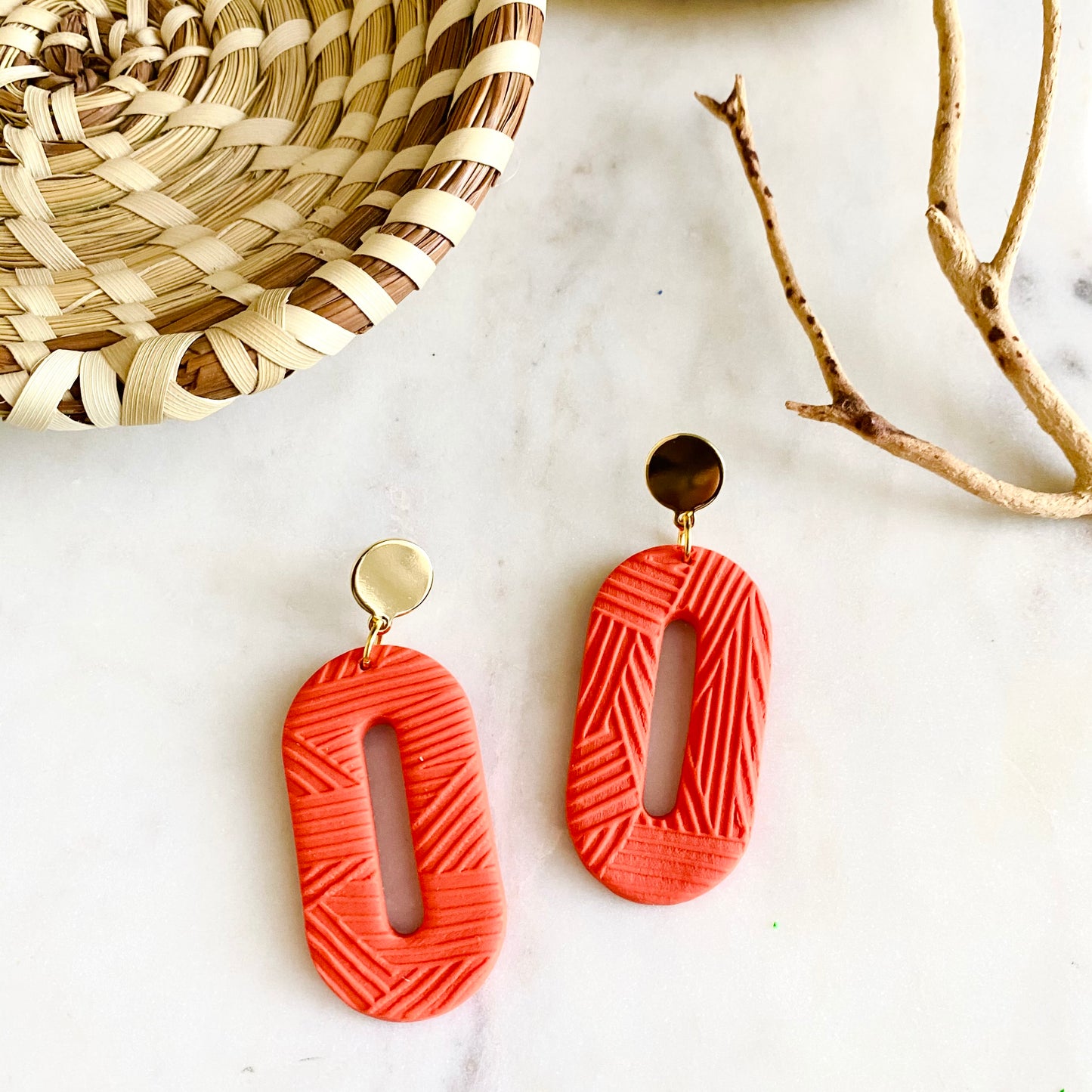 Olivia // Tangerine Textured