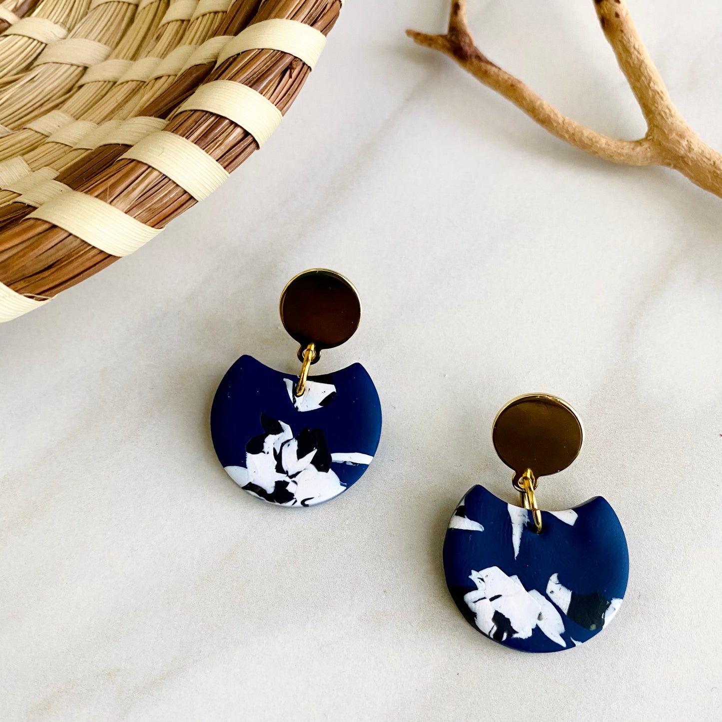Birdie // Navy Hanover Print