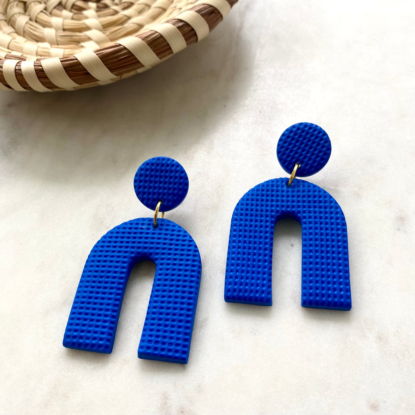 Arches // Royal Blue Textured