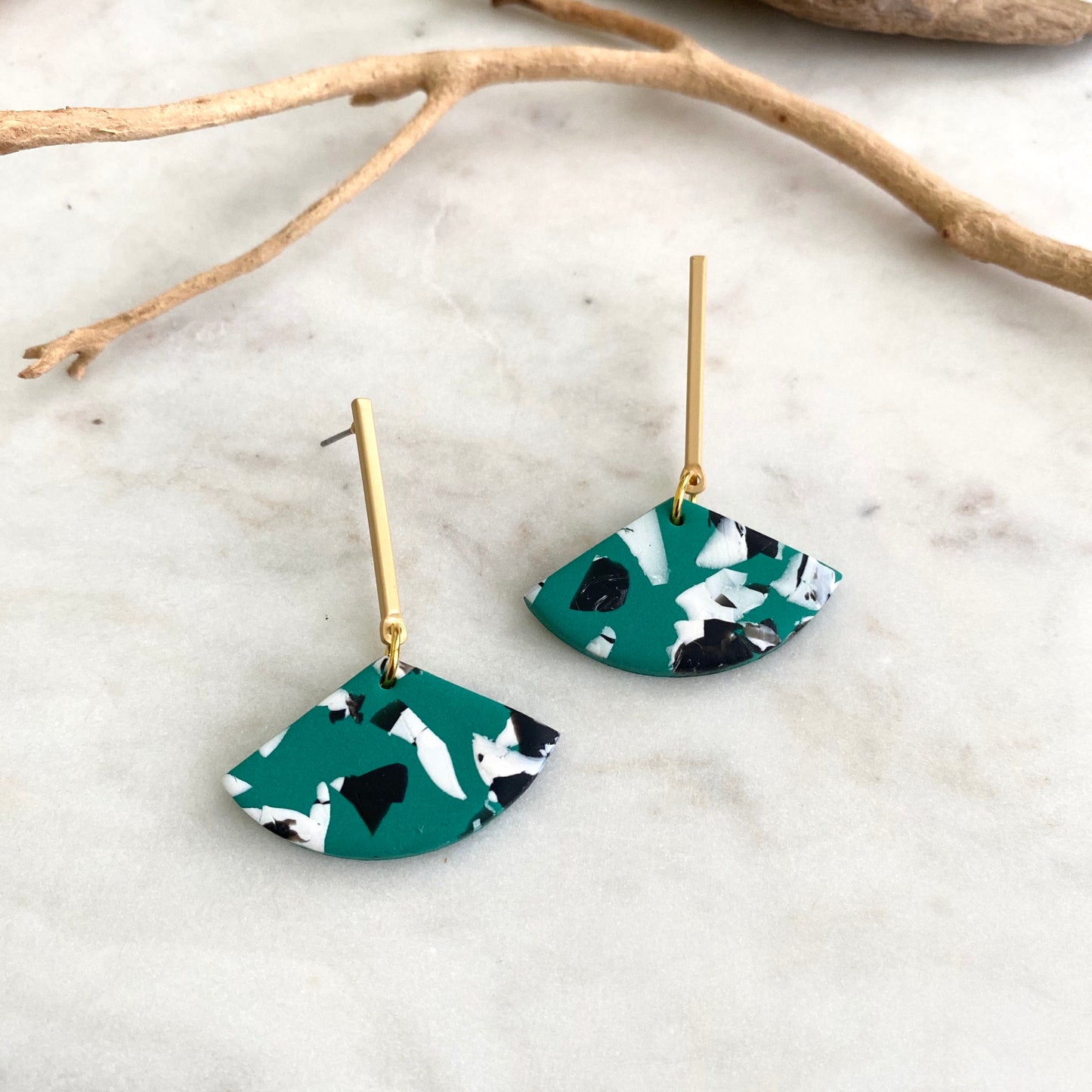 Sea Glass Rho Print + Brass