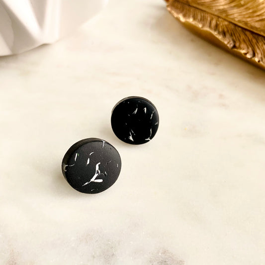 Black Print Studs