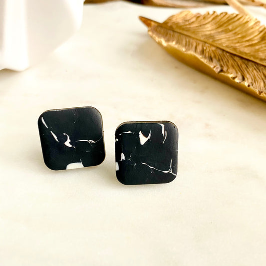 Black Print Studs