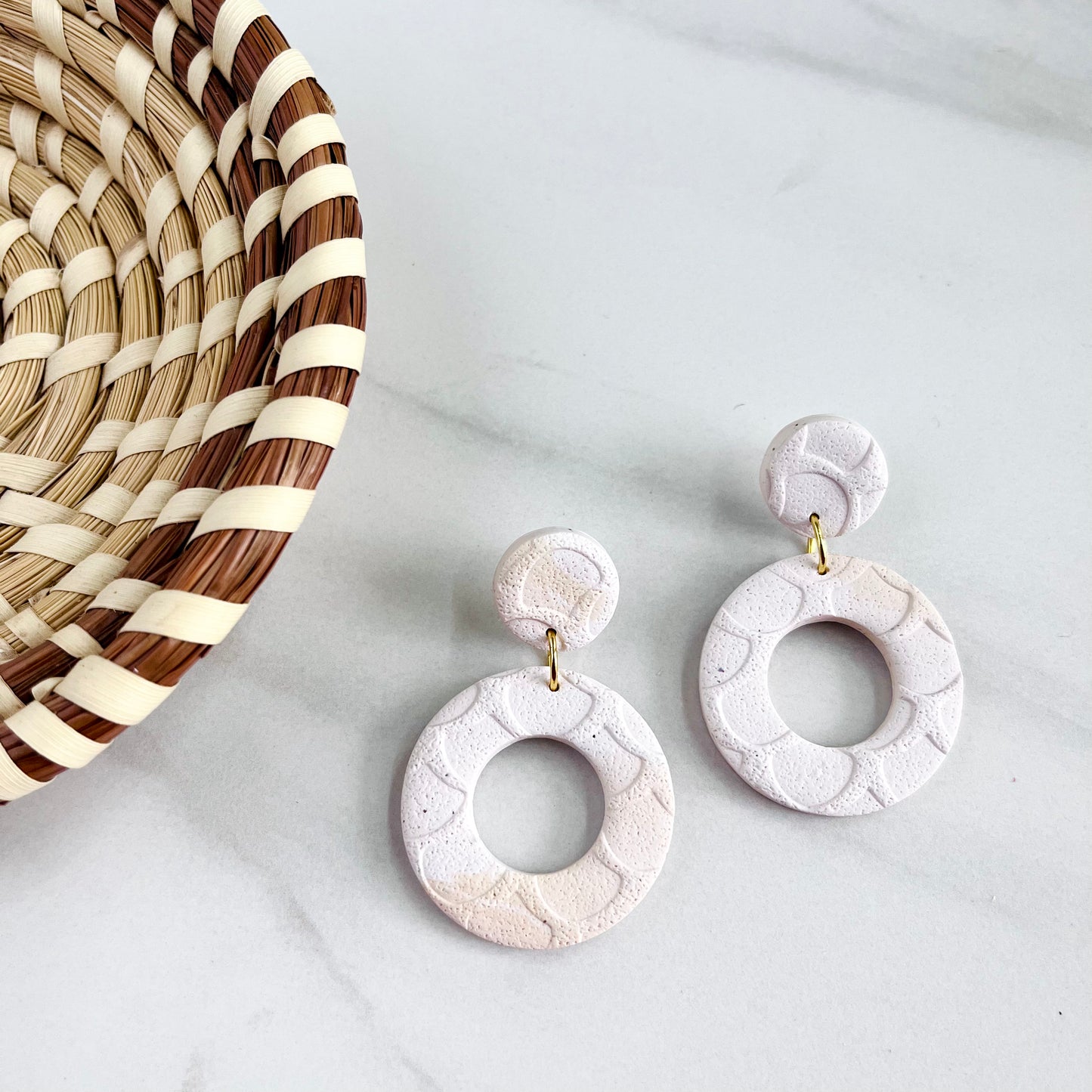 Katie // Cream Textured Print