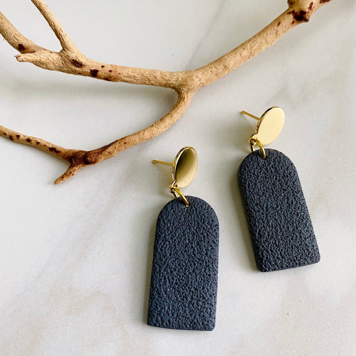 Slate Gray + Brass