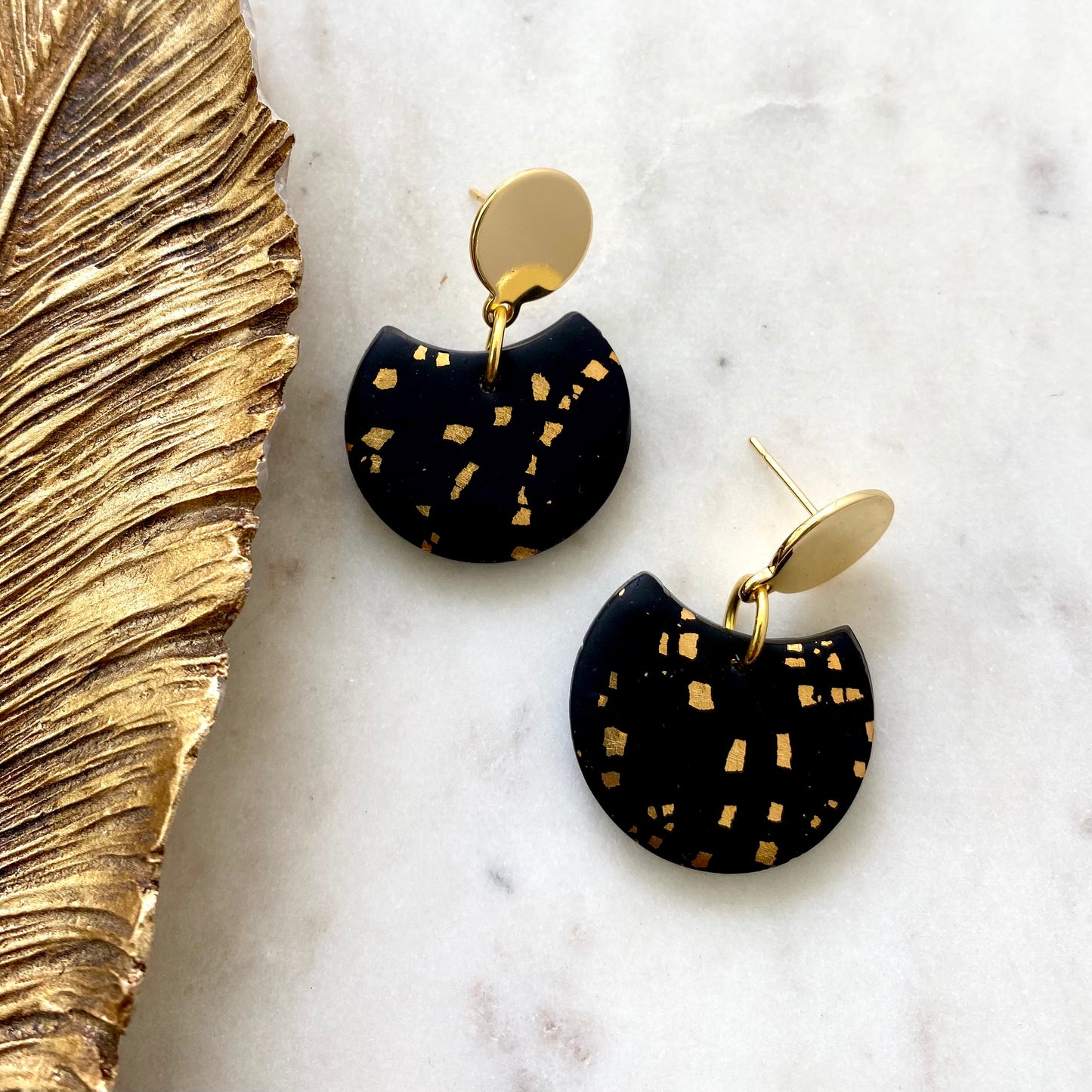 Sparkle Black + Brass